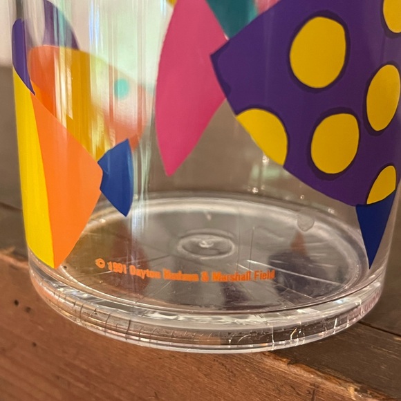Vintage 90’s 1991‎ Dayton Hudson Tropical Fish 6” Tumbler Acrylic Cup - Picture 4 of 5